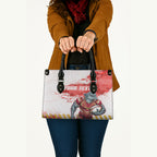 Personalised Dolphins Rugby Leather Bag Dolphin Mascot - Sporty Splash Art Style