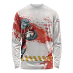 Personalised Dolphins Rugby Long Sleeve Shirt Dolphin Mascot - Sporty Splash Art Style