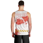 Personalised Dolphins Rugby Men Tank Top Dolphin Mascot - Sporty Splash Art Style