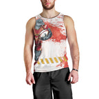 Personalised Dolphins Rugby Men Tank Top Dolphin Mascot - Sporty Splash Art Style