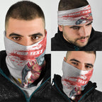 Personalised Dolphins Rugby Neck Gaiter Dolphin Mascot - Sporty Splash Art Style