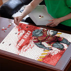 Personalised Dolphins Rugby Puzzle Dolphin Mascot - Sporty Splash Art Style