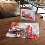 Personalised Dolphins Rugby Puzzle Dolphin Mascot - Sporty Splash Art Style