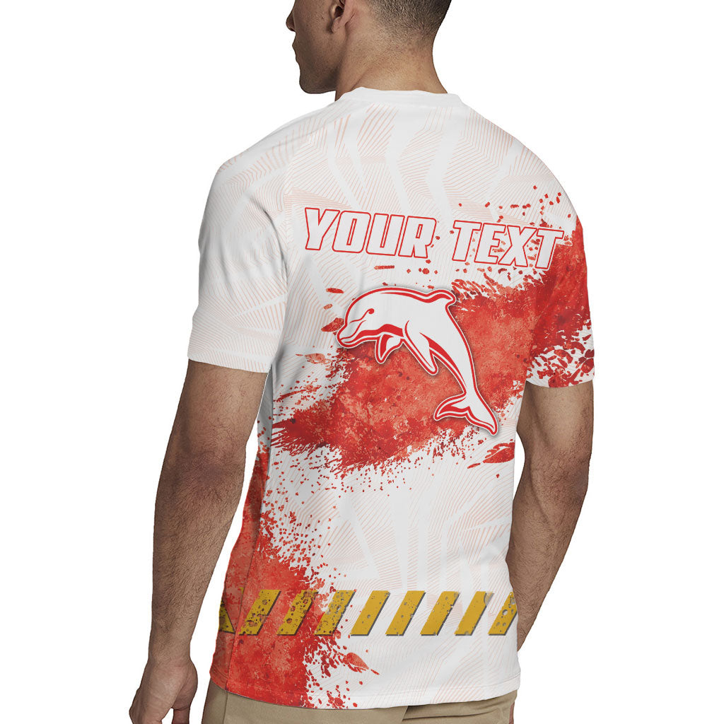 Personalised Dolphins Rugby Rugby Jersey Dolphin Mascot - Sporty Splash Art Style