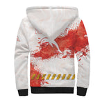Personalised Dolphins Rugby Sherpa Hoodie Dolphin Mascot - Sporty Splash Art Style