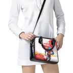 Personalised Dolphins Rugby Shoulder Handbag Dolphin Mascot - Sporty Splash Art Style