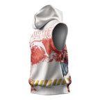 Personalised Dolphins Rugby Sleeveless Hoodie Dolphin Mascot - Sporty Splash Art Style