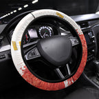Dolphins Rugby Steering Wheel Cover Dolphin Mascot - Sporty Splash Art Style