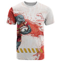 Personalised Dolphins Rugby T Shirt Dolphin Mascot - Sporty Splash Art Style