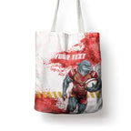 Personalised Dolphins Rugby Tote Bag Dolphin Mascot - Sporty Splash Art Style