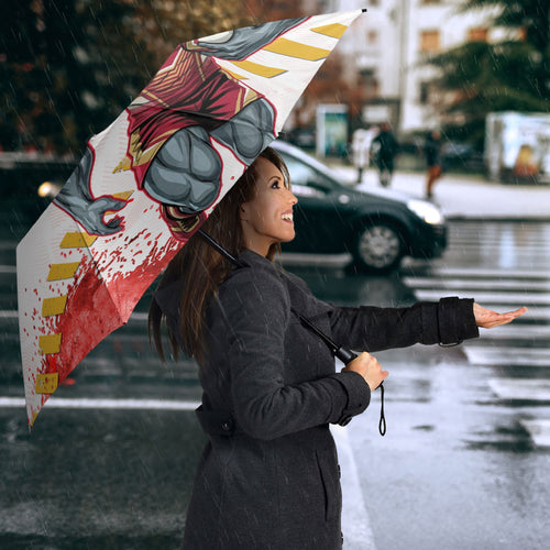 Personalised Dolphins Rugby Umbrella Dolphin Mascot - Sporty Splash Art Style