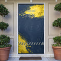 Personalised North Queensland Cowboys Rugby Door Cover Wolf Mascot - Sporty Splash Art Style