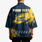Personalised North Queensland Cowboys Rugby Kimono Wolf Mascot - Sporty Splash Art Style