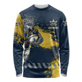 Personalised North Queensland Cowboys Rugby Long Sleeve Shirt Wolf Mascot - Sporty Splash Art Style