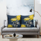 Personalised North Queensland Cowboys Rugby Pillow Cover Wolf Mascot - Sporty Splash Art Style