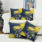Personalised North Queensland Cowboys Rugby Pillow Cover Wolf Mascot - Sporty Splash Art Style
