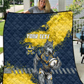 Personalised North Queensland Cowboys Rugby Quilt Wolf Mascot - Sporty Splash Art Style