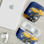 Personalised Parramatta Eels Rugby AirPods Case Eel Mascot - Sporty Splash Art Style