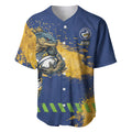 Personalised Parramatta Eels Rugby Baseball Jersey Eel Mascot - Sporty Splash Art Style