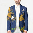Personalised Parramatta Eels Rugby Blazer Eel Mascot - Sporty Splash Art Style
