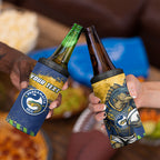 Personalised Parramatta Eels Rugby 4 in 1 Can Cooler Tumbler Eel Mascot - Sporty Splash Art Style