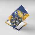 Personalised Parramatta Eels Rugby Canvas Wall Art Eel Mascot - Sporty Splash Art Style