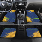 Personalised Parramatta Eels Rugby Car Mats Eel Mascot - Sporty Splash Art Style