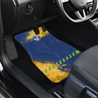 Personalised Parramatta Eels Rugby Car Mats Eel Mascot - Sporty Splash Art Style