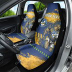 Personalised Parramatta Eels Rugby Car Seat Cover Eel Mascot - Sporty Splash Art Style