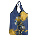 Personalised Parramatta Eels Rugby Grocery Bag Eel Mascot - Sporty Splash Art Style