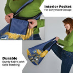 Personalised Parramatta Eels Rugby Grocery Bag Eel Mascot - Sporty Splash Art Style