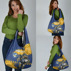 Personalised Parramatta Eels Rugby Grocery Bag Eel Mascot - Sporty Splash Art Style