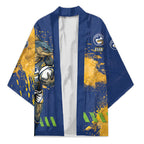 Personalised Parramatta Eels Rugby Kimono Eel Mascot - Sporty Splash Art Style