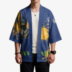 Personalised Parramatta Eels Rugby Kimono Eel Mascot - Sporty Splash Art Style