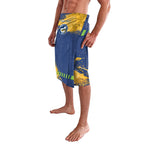 Personalised Parramatta Eels Rugby Lavalava Eel Mascot - Sporty Splash Art Style
