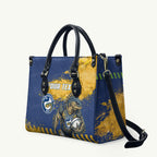 Personalised Parramatta Eels Rugby Leather Bag Eel Mascot - Sporty Splash Art Style