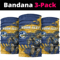 Personalised Parramatta Eels Rugby Neck Gaiter Eel Mascot - Sporty Splash Art Style
