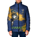 Personalised Parramatta Eels Rugby Padded Jacket Eel Mascot - Sporty Splash Art Style