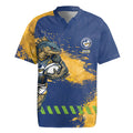 Personalised Parramatta Eels Rugby Rugby Jersey Eel Mascot - Sporty Splash Art Style