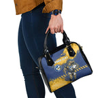 Personalised Parramatta Eels Rugby Shoulder Handbag Eel Mascot - Sporty Splash Art Style