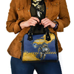 Personalised Parramatta Eels Rugby Shoulder Handbag Eel Mascot - Sporty Splash Art Style