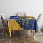 Personalised Parramatta Eels Rugby Tablecloth Eel Mascot - Sporty Splash Art Style