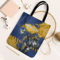 Personalised Parramatta Eels Rugby Tote Bag Eel Mascot - Sporty Splash Art Style