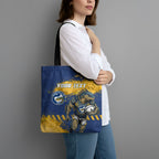 Personalised Parramatta Eels Rugby Tote Bag Eel Mascot - Sporty Splash Art Style