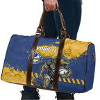 Personalised Parramatta Eels Rugby Travel Bag Eel Mascot - Sporty Splash Art Style