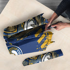 Personalised Parramatta Eels Rugby Umbrella Eel Mascot - Sporty Splash Art Style