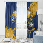 Personalised Parramatta Eels Rugby Window Curtain Eel Mascot - Sporty Splash Art Style