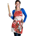 Personalised St. George Illawarra Dragons Rugby Apron Red Dragon Mascot - Sporty Splash Art Style