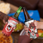 Personalised St. George Illawarra Dragons Rugby 4 in 1 Can Cooler Tumbler Red Dragon Mascot - Sporty Splash Art Style