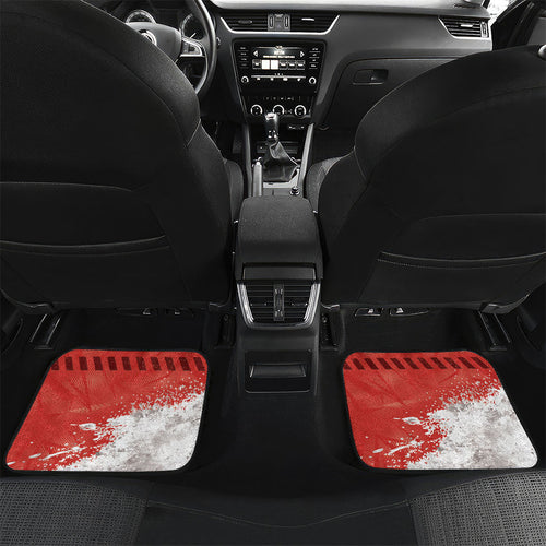 Personalised St. George Illawarra Dragons Rugby Car Mats Red Dragon Mascot - Sporty Splash Art Style